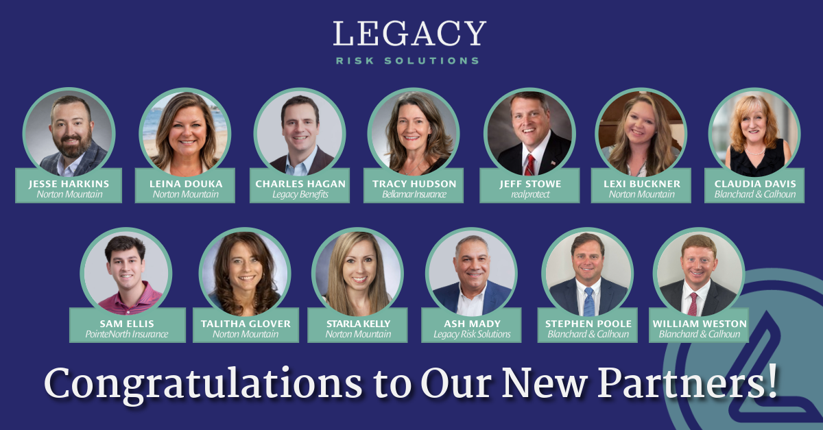 Legacy Risk Solutions Announces New Partners